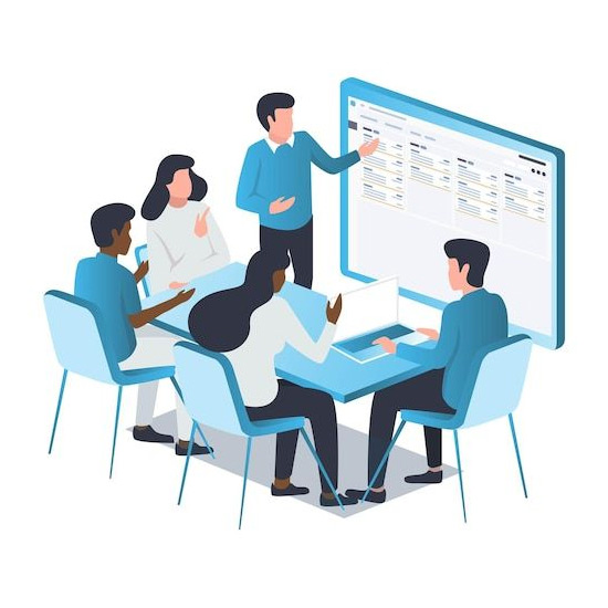 business discussion image